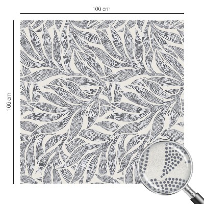 Film solaire fenêtre décoratif aspect vitrail Chute des feuilles