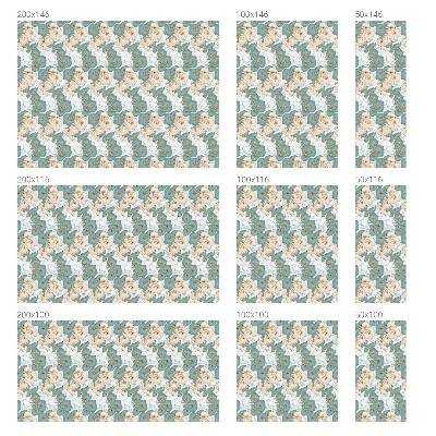 Sticker fenêtre vitrail adhésif Fleurs délicates