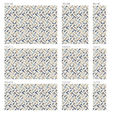 Brise-vue pour fenêtre Motifs géométriques