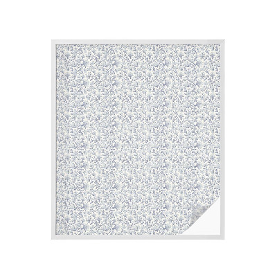 Film solaire fenêtre décoratif aspect vitrail Motif floral