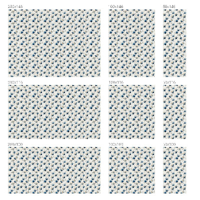 Film occultant pour fenêtre fleurs bleues