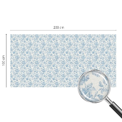 Film solaire fenêtre décoratif aspect vitrail Motif floral