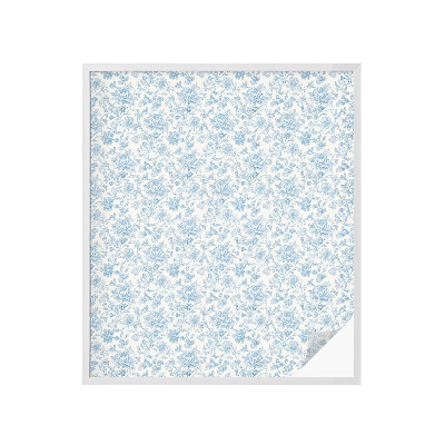 Film solaire fenêtre décoratif aspect vitrail Motif floral