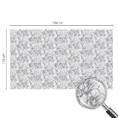 Brise-vue pour fenêtre Élégance florale