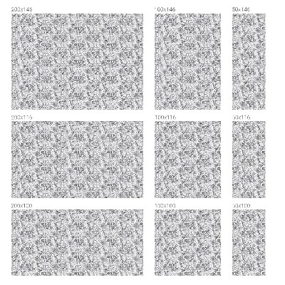 Brise-vue pour fenêtre Élégance florale