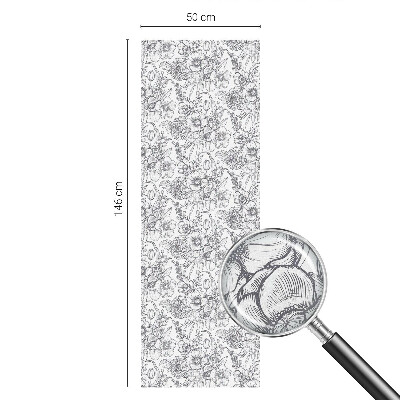 Brise-vue pour fenêtre Élégance florale