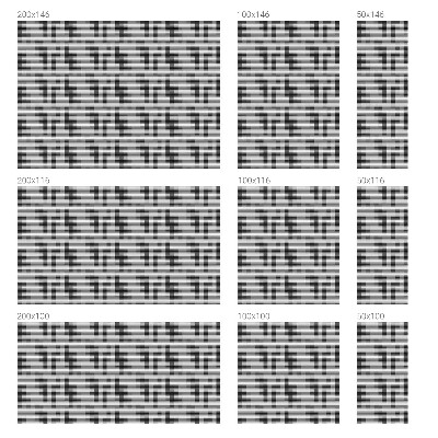 Sticker fenêtre vitrail adhésif Grille graphique