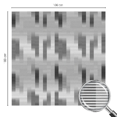 Sticker fenêtre vitrail adhésif Grille graphique