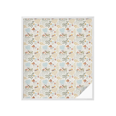 Film solaire fenêtre décoratif aspect vitrail Un village idyllique