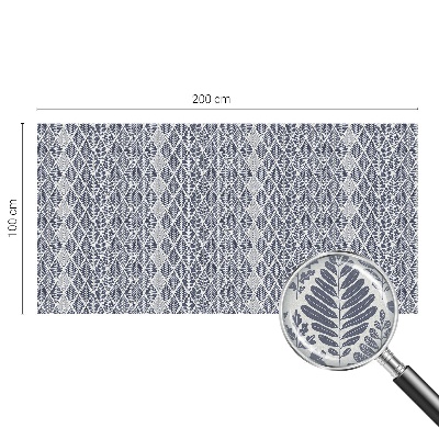 Film solaire fenêtre décoratif aspect vitrail feuilles à motifs