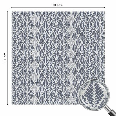 Film solaire fenêtre décoratif aspect vitrail feuilles à motifs