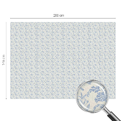 Film adhésif pour vitrage dépoli vitrail Motif floral