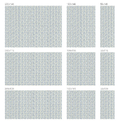 Film adhésif pour vitrage dépoli vitrail Motif floral