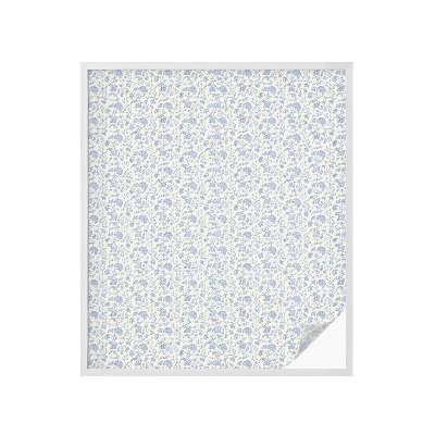 Film adhésif pour vitrage dépoli vitrail Motif floral