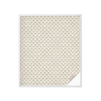 Sticker fenêtre vitrail adhésif ornements végétaux