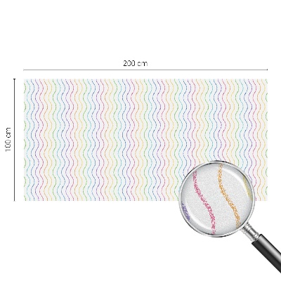 Film occultant pour fenêtre Lignes arc-en-ciel