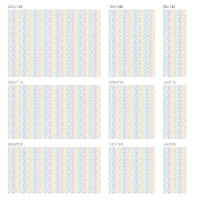 Film occultant pour fenêtre Lignes arc-en-ciel