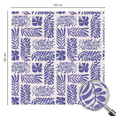 Film solaire fenêtre décoratif aspect vitrail Modèles végétaux