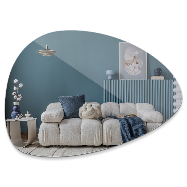 Miroir irregulier de forme organique