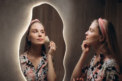 Miroir asymétrique à Led sans cadre