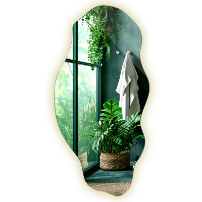 Miroir asymétrique à Led sans cadre