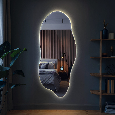 Miroir lumineux irregulier innovante
