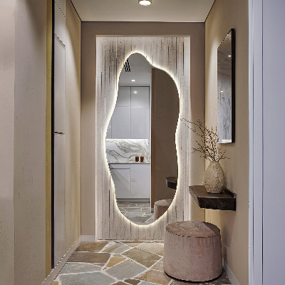 Miroir lumineux irregulier innovante