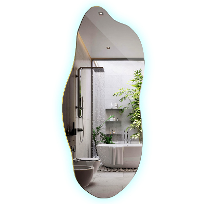Miroir lumineux irregulier innovante