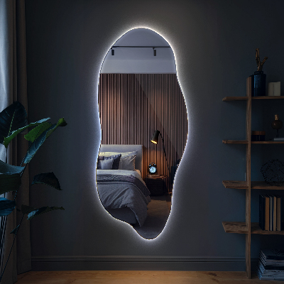 Miroir lumineux irregulier innovante