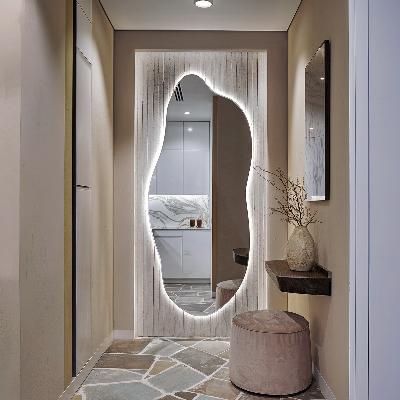 Miroir lumineux irregulier innovante