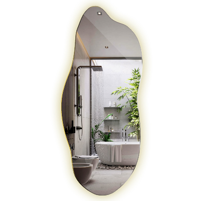 Miroir lumineux irregulier innovante