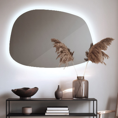 Miroir asymétrique led en forme de tache