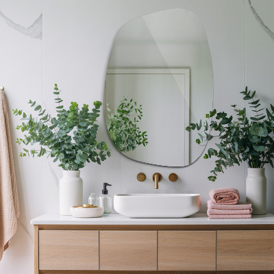 Miroir en forme de tache spectaculaire