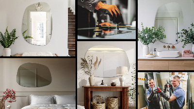 Miroir en forme de tache spectaculaire