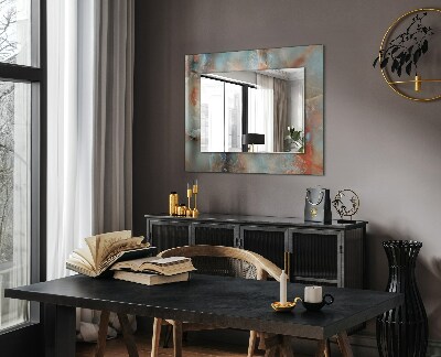 Miroir avec décoration Texture abstraite en couleur