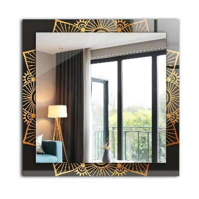 Miroir avec décoration Motif mandala