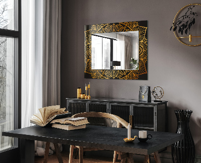 Miroir avec décoration Motif mandala