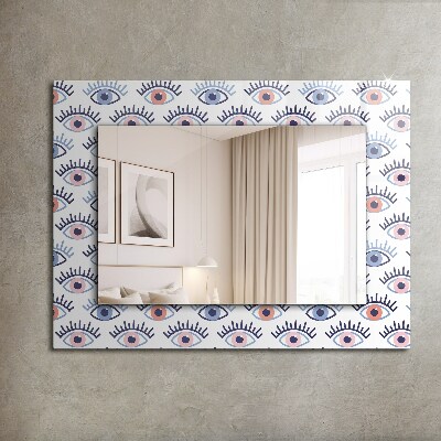 Miroir avec décoration Motif de l'œil