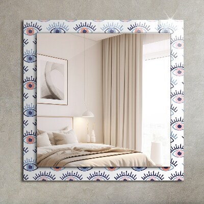 Miroir avec décoration Motif de l'œil