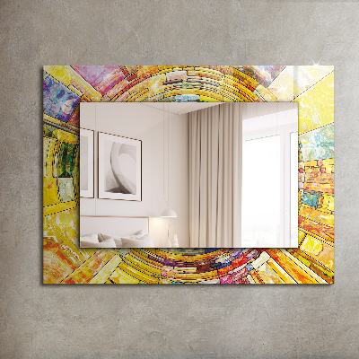 Miroir imprimé Mosaïque abstraite colorée