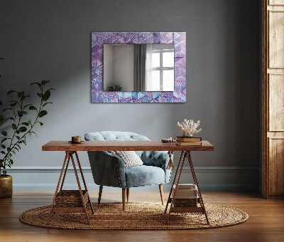 Miroir avec décoration Cubes colorés transparents