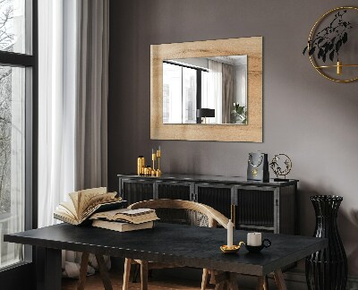 Miroir avec décoration Vagues abstraites colorées