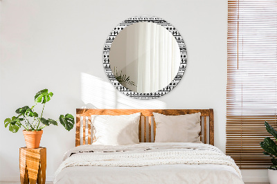 Miroir rond avec décoration Boho minimaliste