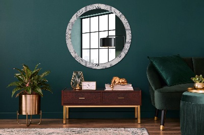 Miroir rond avec décoration Carreaux rétro