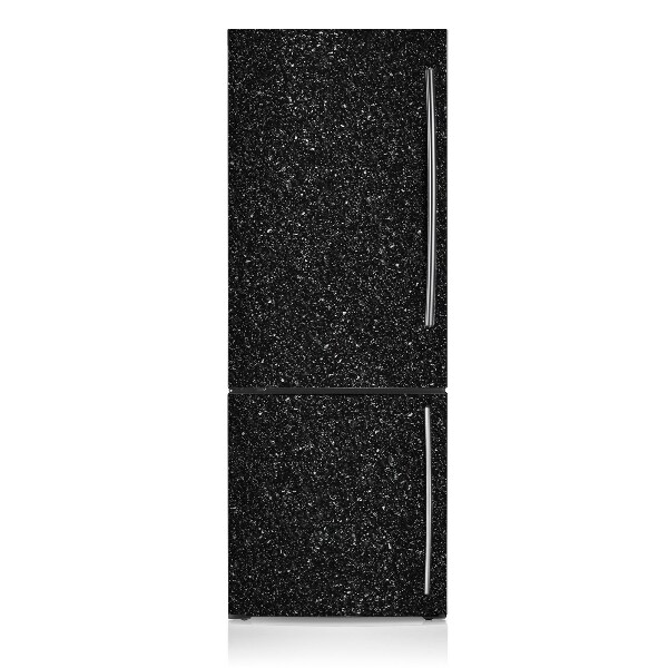 Cache frigo magnetique Texture noire