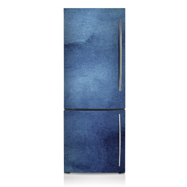 Cache frigo magnetique Abstraction bleue