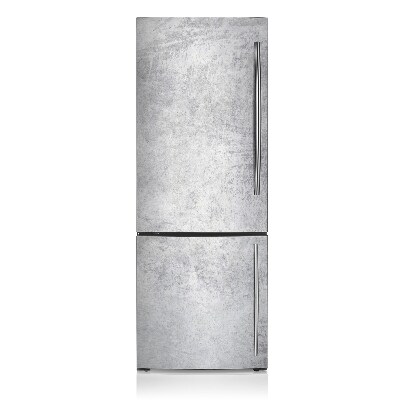 Magnet frigo grand format Béton texturé blanc