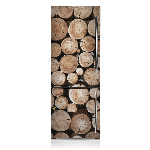 Magnet frigo grand format Poutres en bois