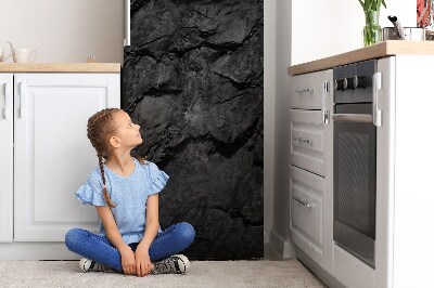 Magnet frigo grand format Motif foncé du charbon