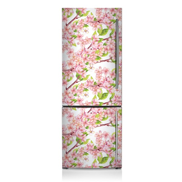 Sticker magnet frigo Fleurs de cerisier